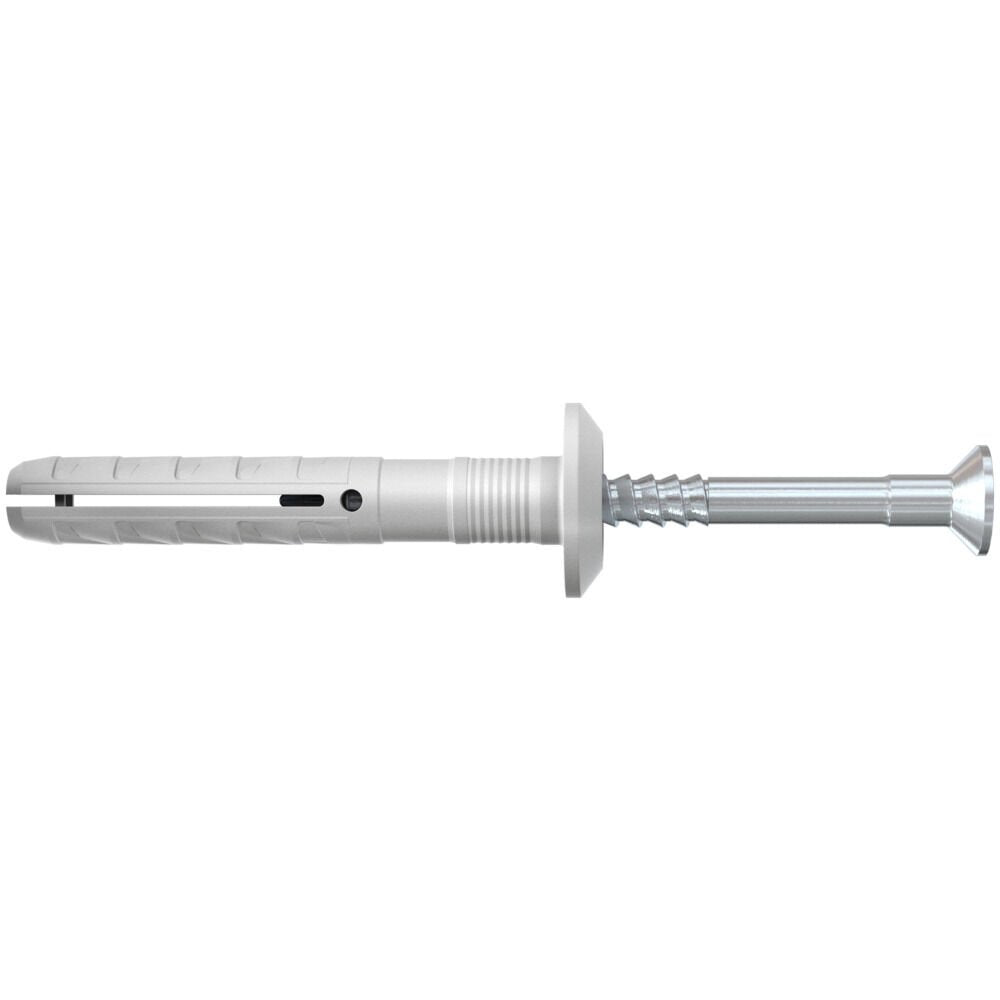 EAN 4006209503386 - Fischer 50338 tornillo de anclaje y taco 100 pieza(s) Juego de enchufes de pared y tornillos 30 mm imagen 1