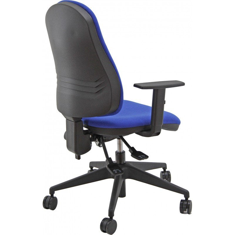 Unisit Silla Administrativa Sincro Simple Azul Reposabrazos Ajustables