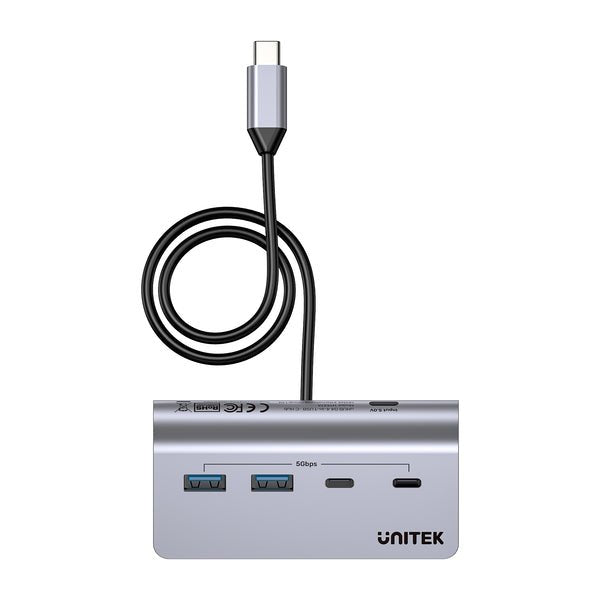 EAN 4894160058546 - UNITEK H1337AGY01 hub de interfaz USB 3.2 Gen 1 (3.1 Gen 1) Type-C 5000 Mbit/s Gris imagen 11