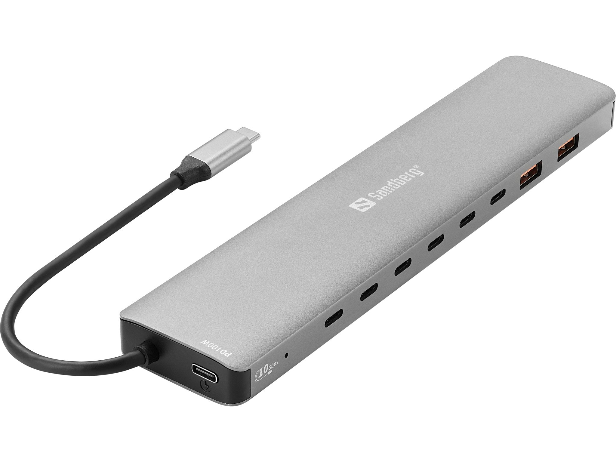 Usb-C To 8 X Usb-C + 2xusb-A 100w