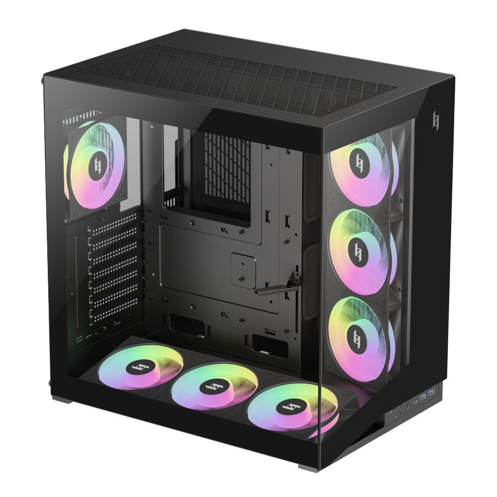 EAN 6931858712187 - GameMax NEX C56 BK carcasa de ordenador Midi Tower Negro imagen 3