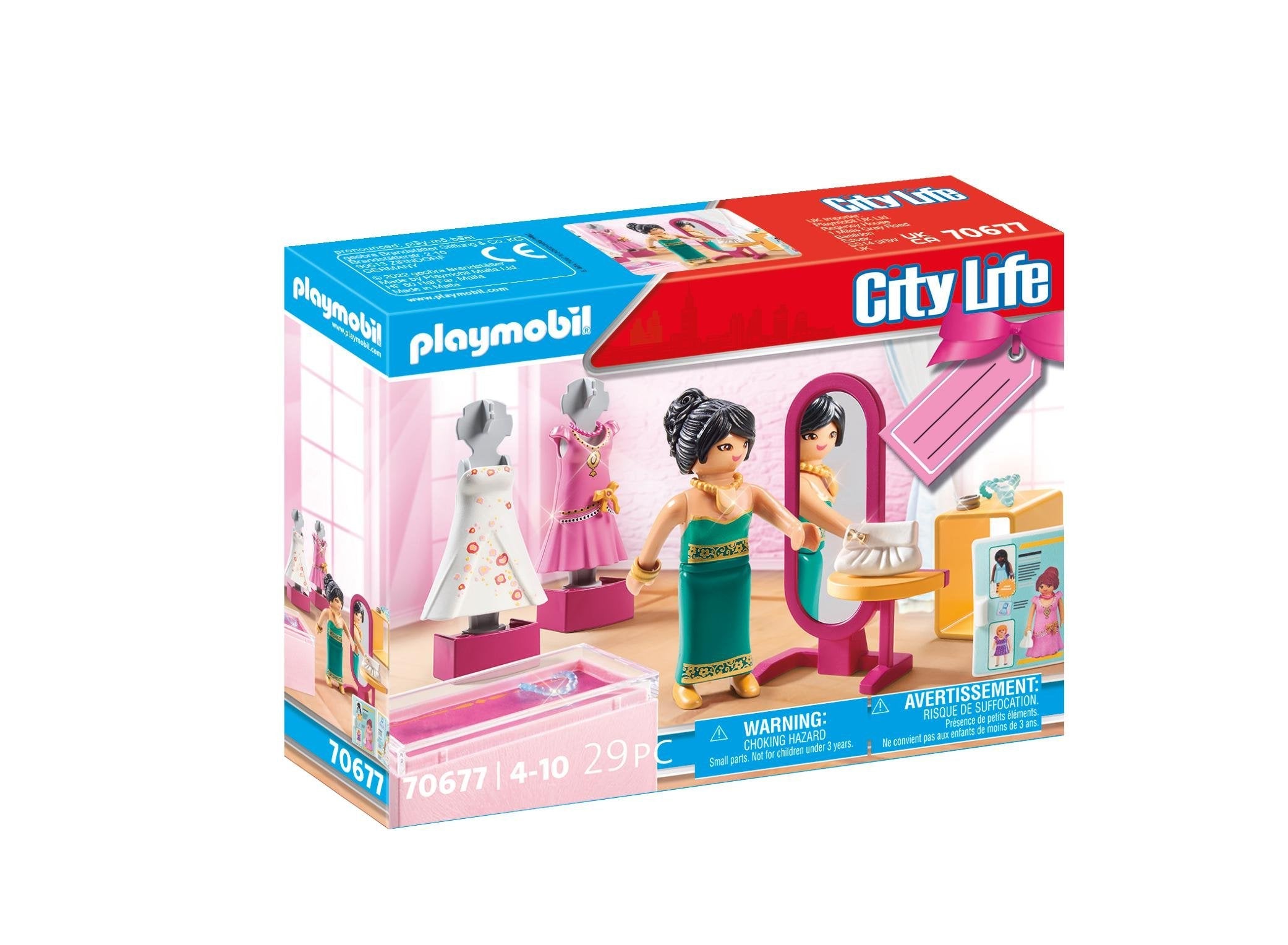 Playmobil 70677 Estuche De Regalo "Boutique De Moda Festiva"
