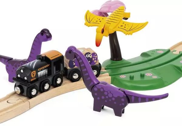Set De Aventura De Dinosaurios De Brio World World, Ferrocarril 63609400