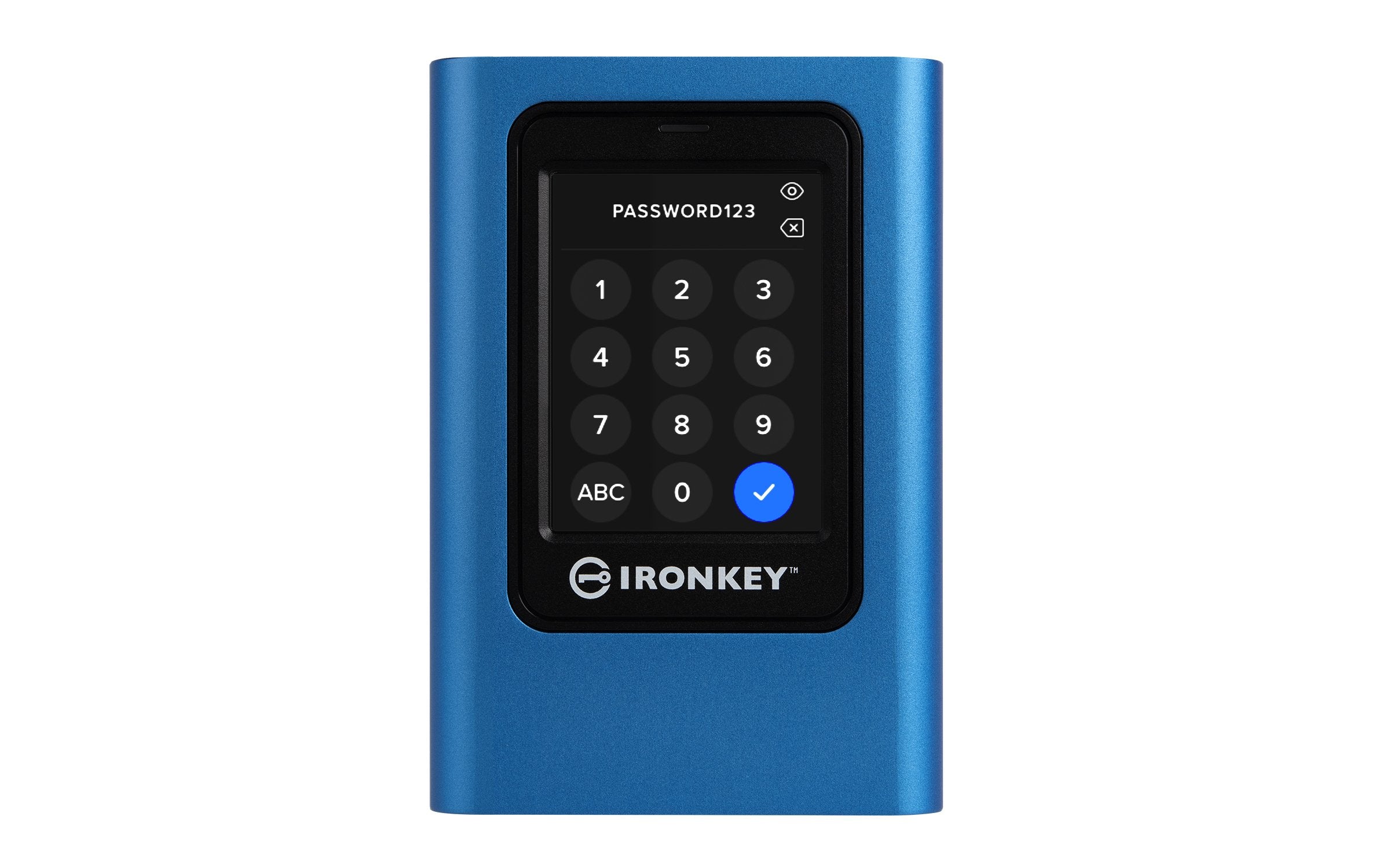 EAN 0740617341409 - Kingston Technology IronKey Vault Privacy 80 7,68 TB USB Tipo C 3.2 Gen 1 (3.1 Gen 1) Azul imagen 1