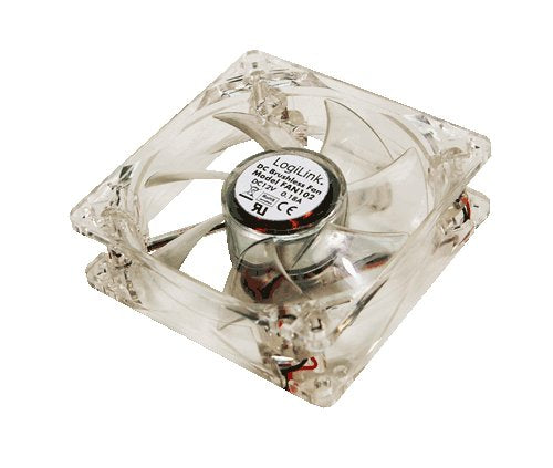 Logilink Ventilador Pc 8 Cm Transparente