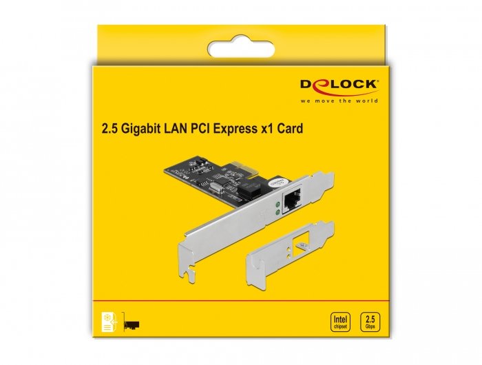 Delock Tarjeta De Red Pci Express X1 -> 1 X Rj45 2,5 Gigabit Lan I225