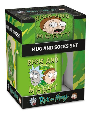 Set Taza Y Calcetines Rick & Morty
