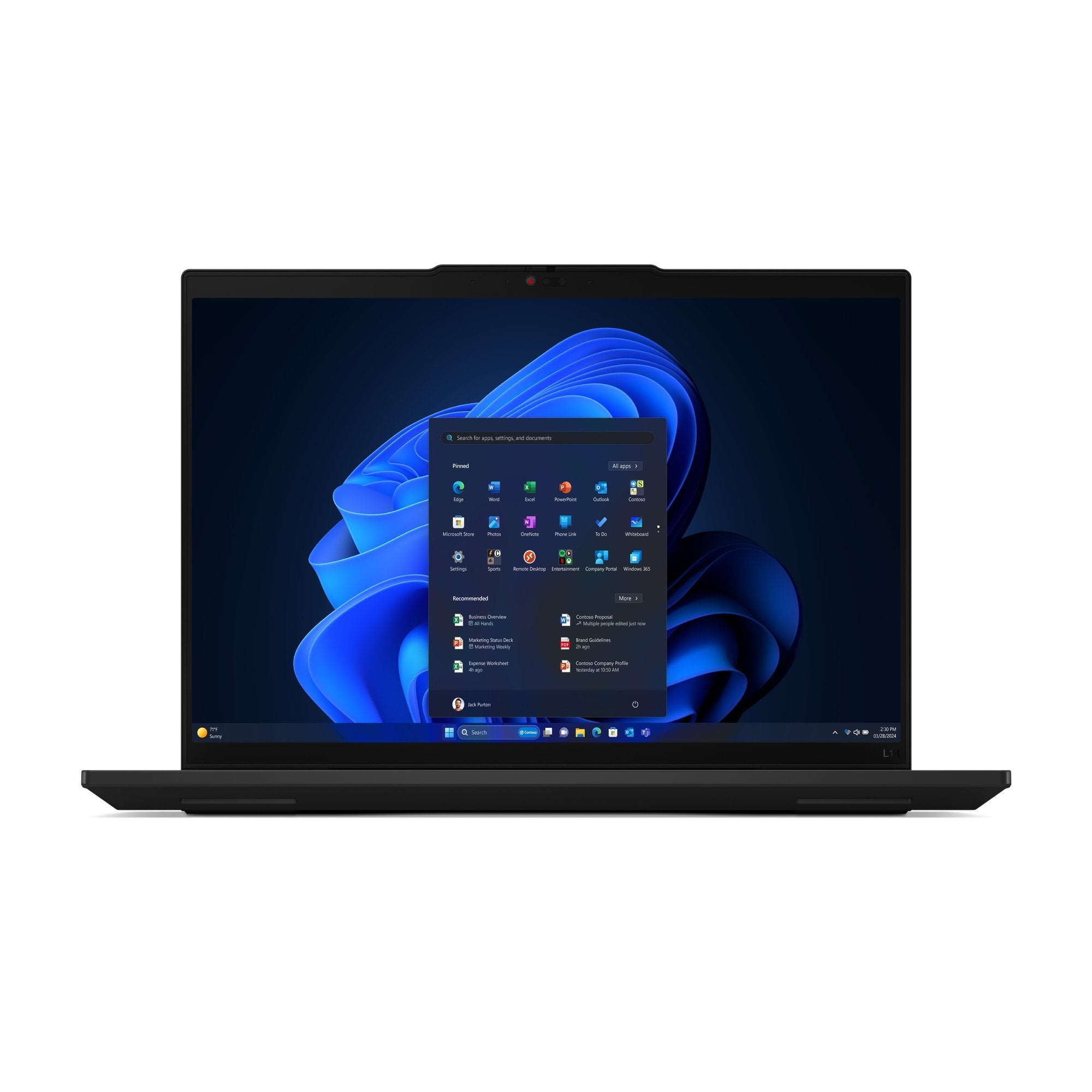 Thinkpad L14 Gen 5 (Intel) - 14 Inch - Intel Core Ultra 5 125u- 16gb Ram - 512gb Ssd - Windows 11 Pro