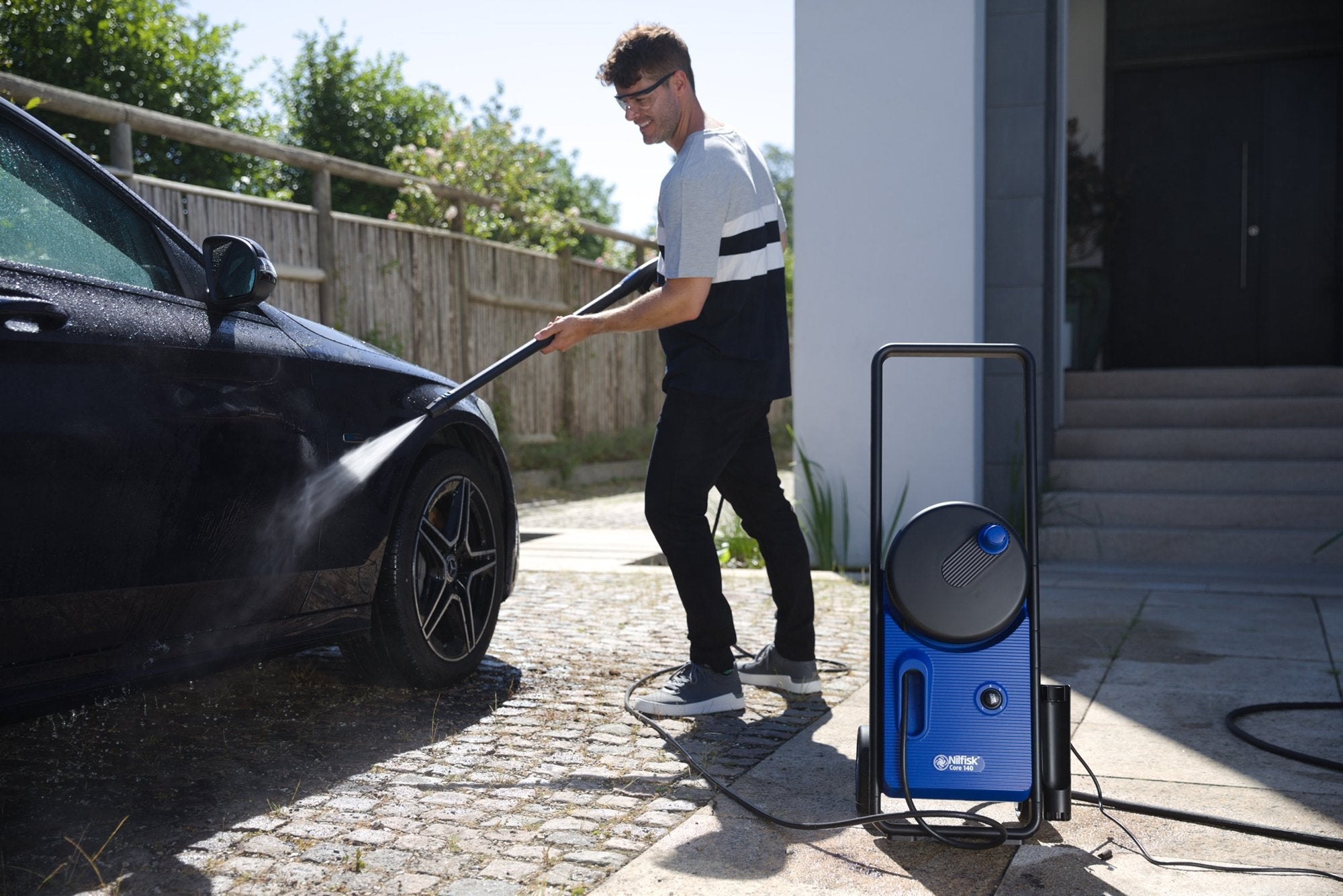 Nilfisk Core 140-6 Powercontrol - Lavado De Coches Eu Hidrolimpiadora Vertical Eléctrica 474 L/H 1800 W Azul
