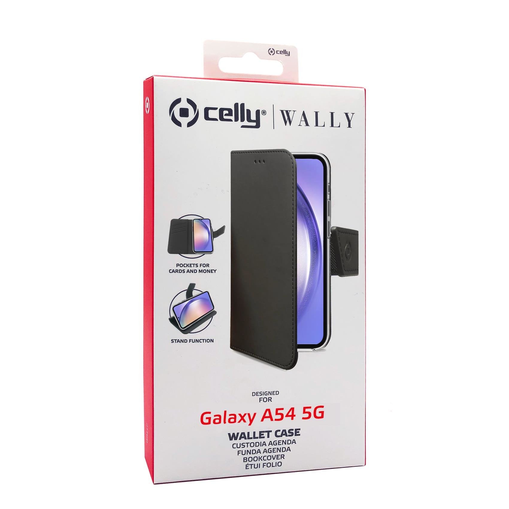 EAN 8021735200833 - Celly WALLY1037 funda para teléfono móvil 16,3 cm (6.4") Libro Negro imagen 3