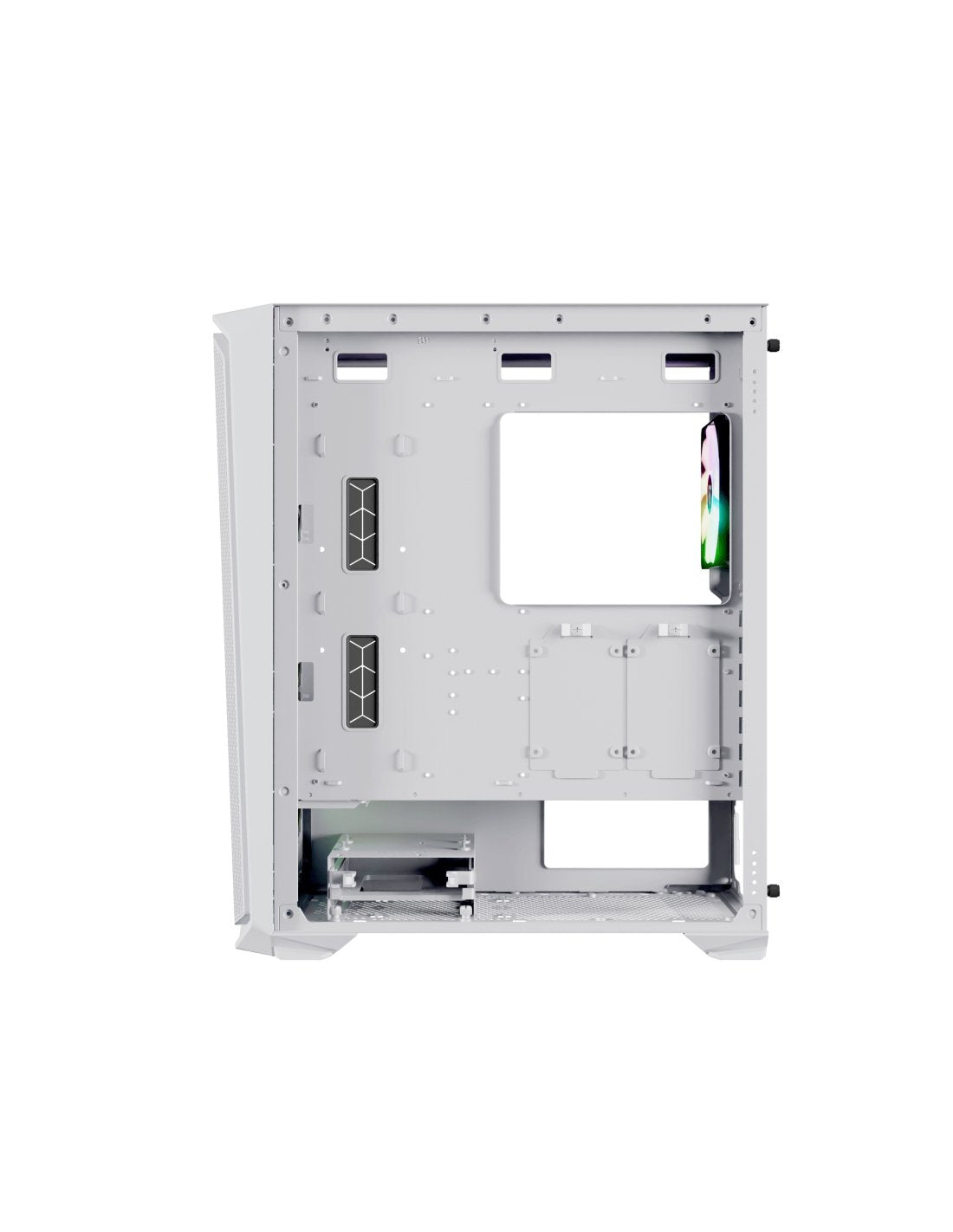 Nfortec Nf-Cs-Kraterx-W Carcasa De Ordenador Midi Tower Blanco