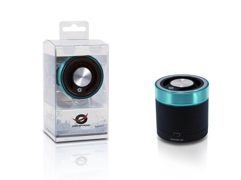 Conceptronic Bluetooth 3.0 Travel Mereo Speaker Negro