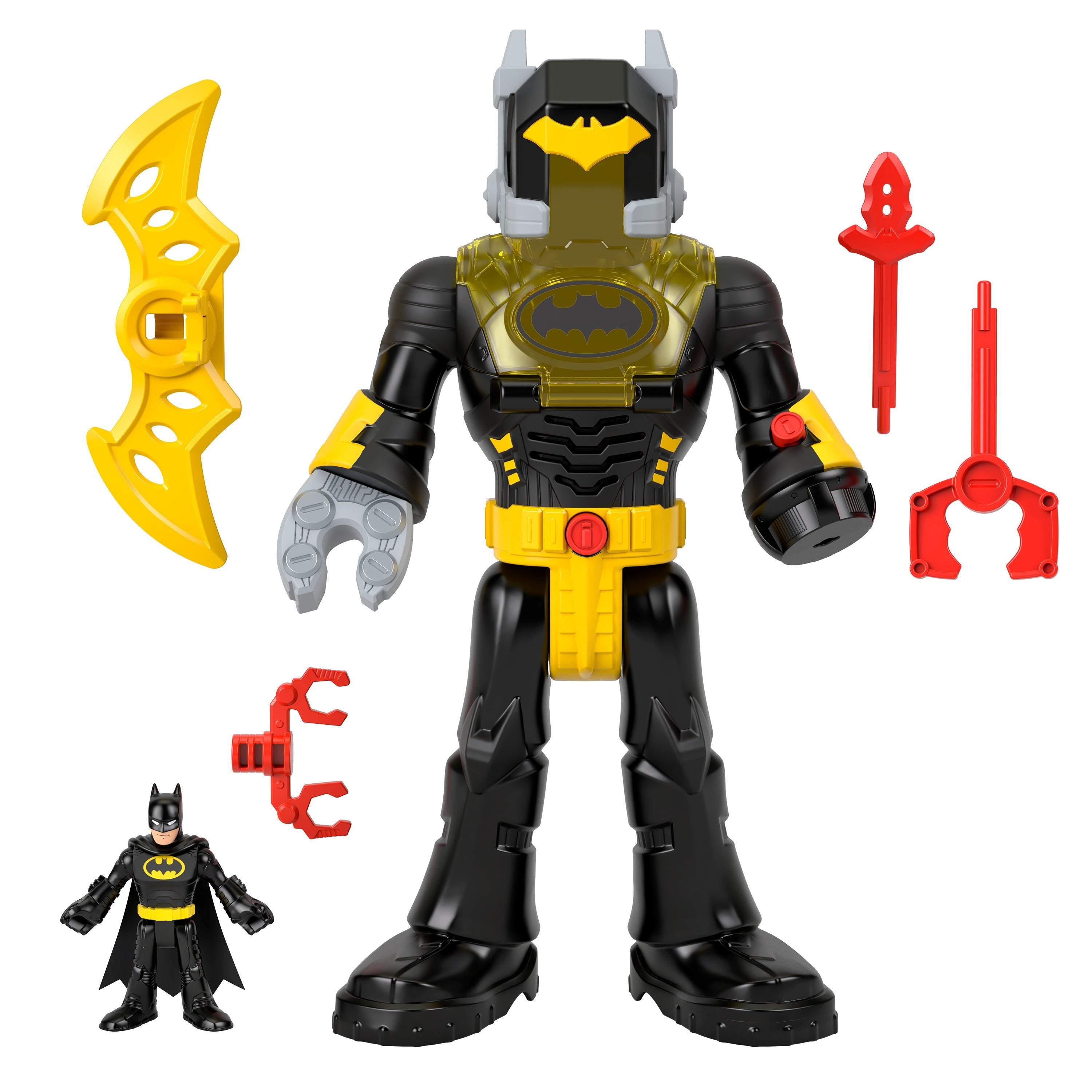 Fisher-Price Imaginext Dc Super Friends Batman Insider & Exo Traje, Personaje Hyg31