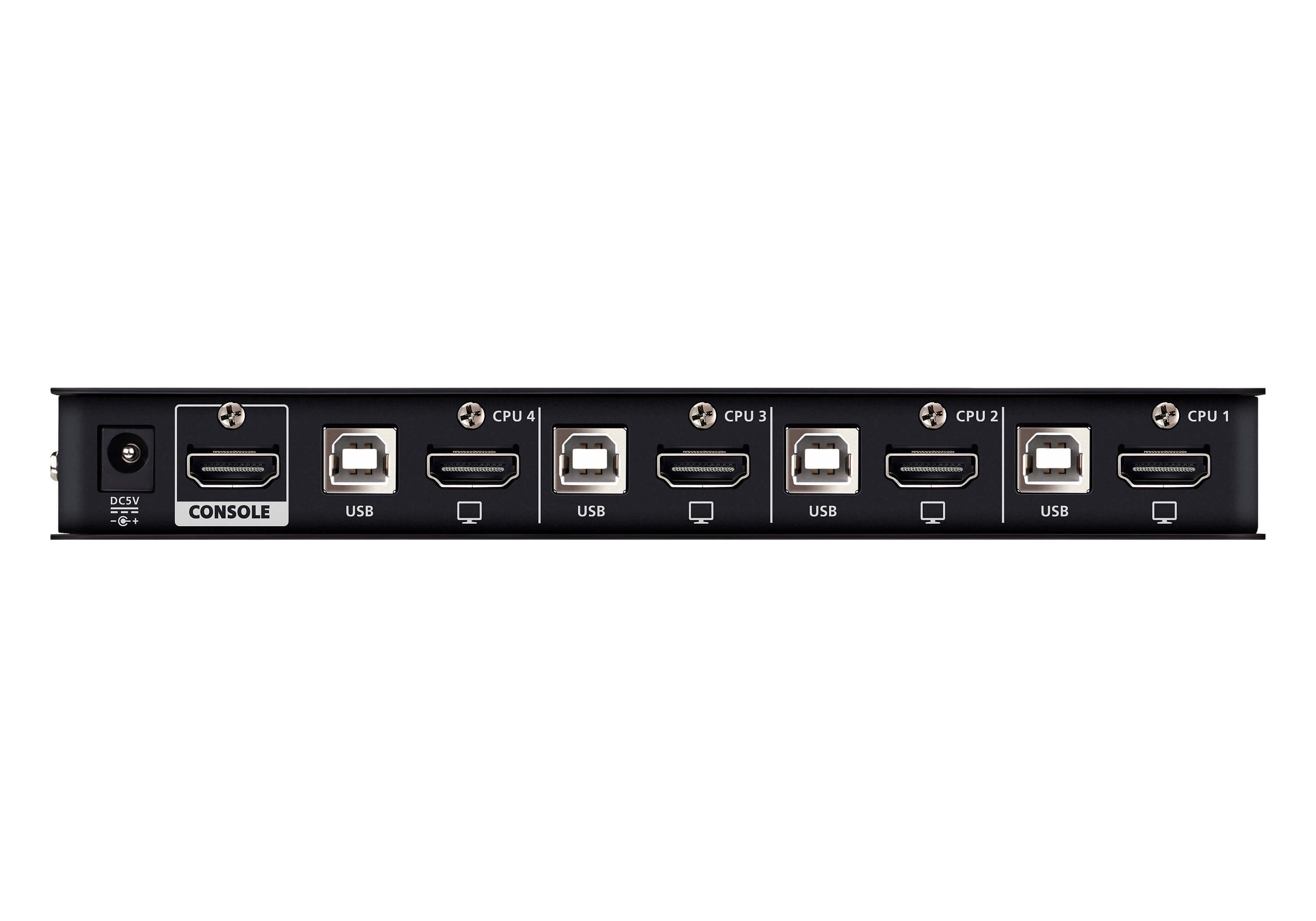EAN 4710469349836 - ATEN CS784H interruptor KVM Negro imagen 3