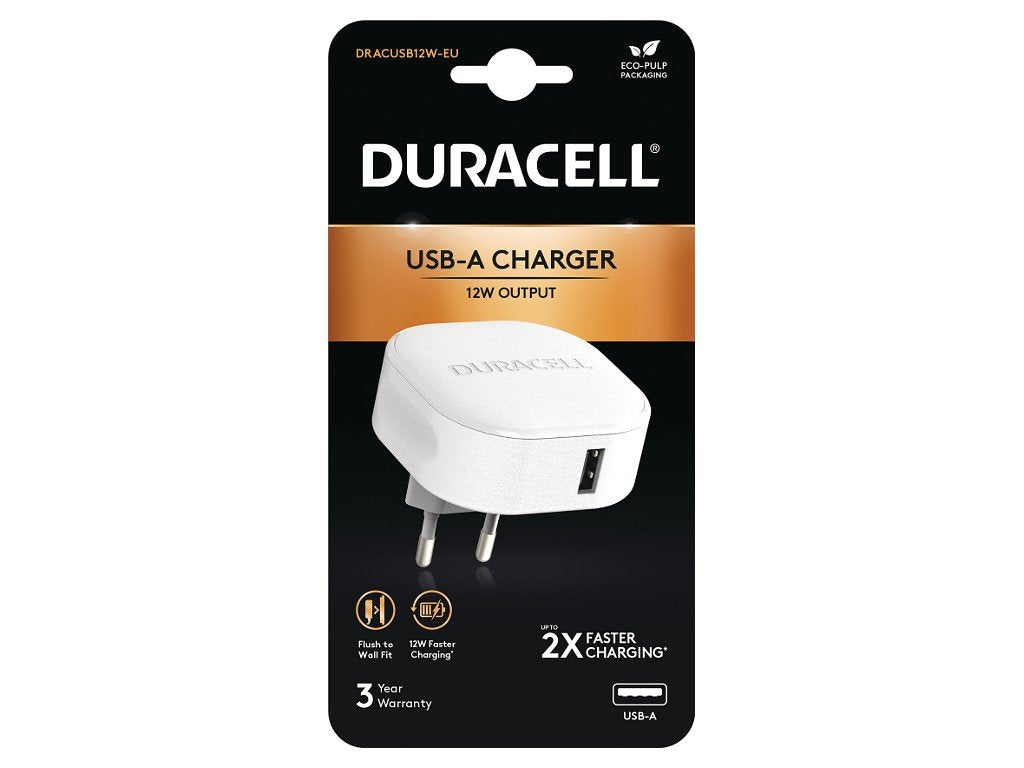 EAN 5056304311422 - Duracell DRACUSB12W-EU cargador de dispositivo móvil Blanco imagen 2