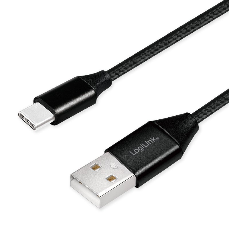 Logilink Cu0139 Cable Usb 0,3 M 2.0 Usb A Usb C Negro