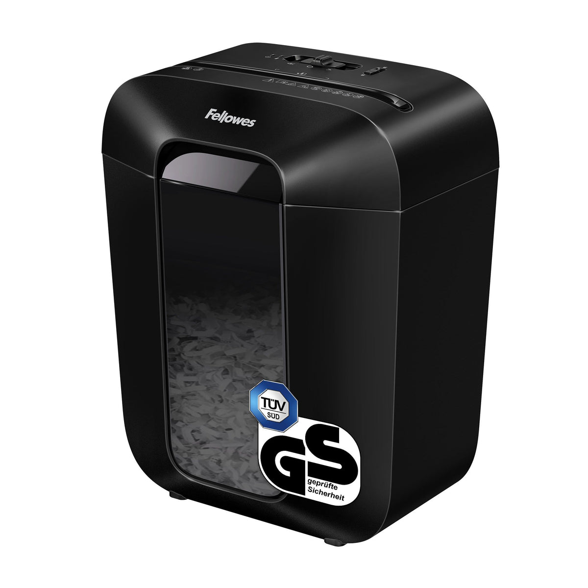 EAN 0043859764778 - Fellowes Powershred LX45 triturador de papel Corte cruzado Negro imagen 1
