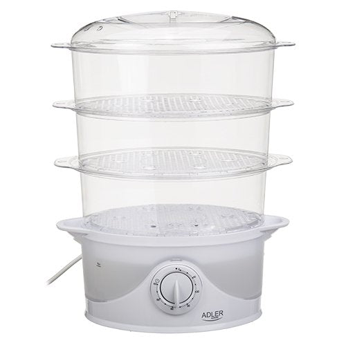 EAN 5901436590316 - Adler AD 633 vaporizador 3 cesta(s) Independiente 800 W Blanco imagen 4