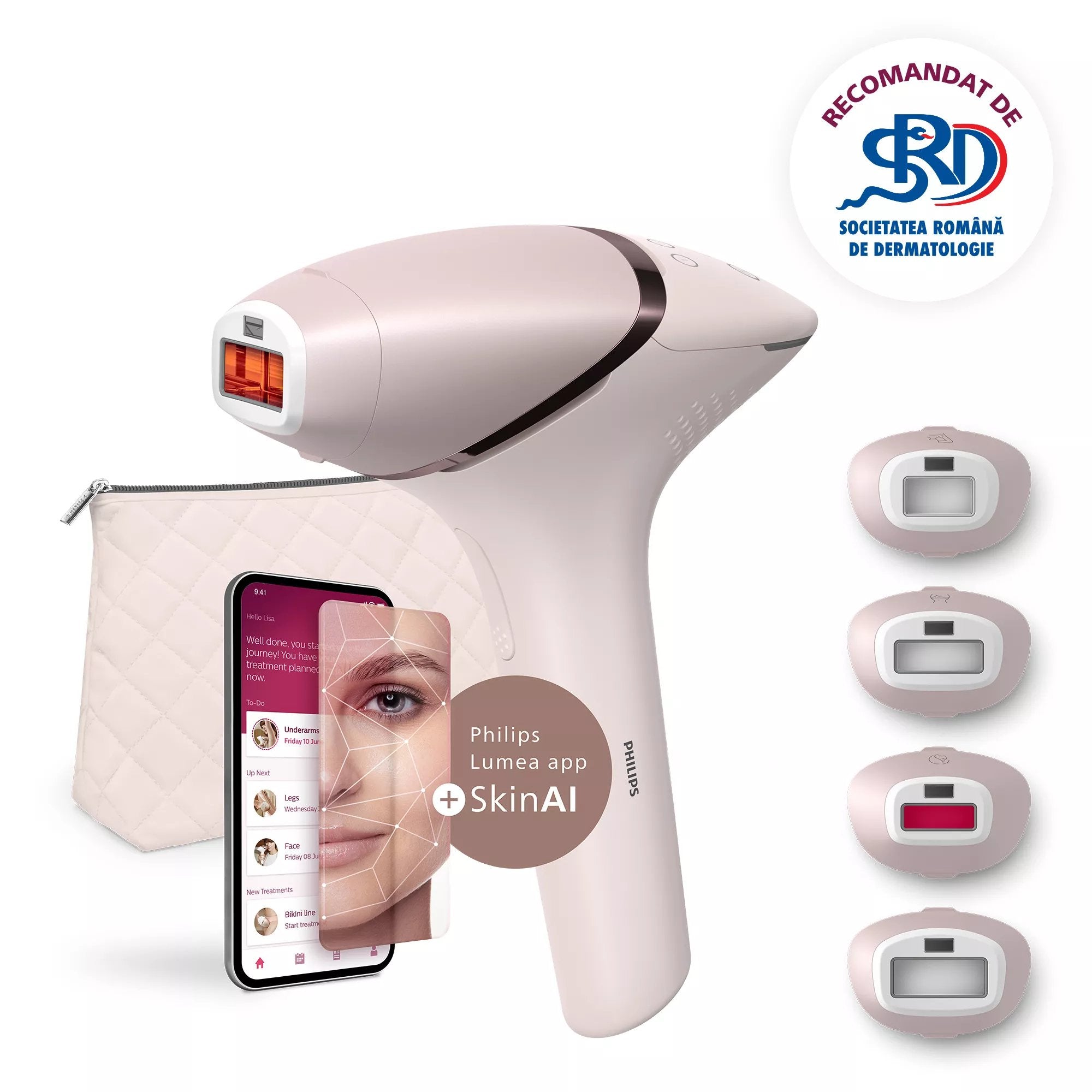 EAN 8720689005937 - Philips BRI976/00 depiladora de luz pulsada Luz pulsada intensa (IPL) Rosa imagen 1