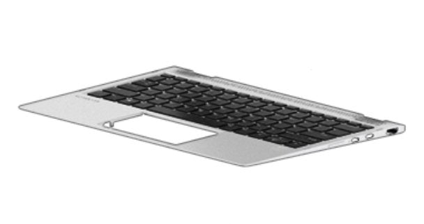 Hp L02471-051 Refacción Para Laptop Carcasa Inferior Con Teclado