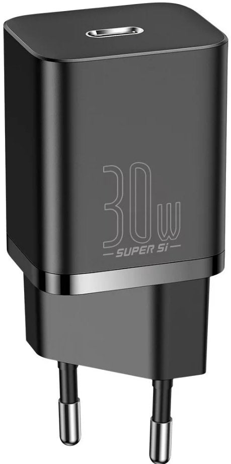 EAN 6953156205062 - Baseus CCSUPJ01 cargador de dispositivo móvil Universal Negro Corriente alterna Carga rápida Interior imagen 1