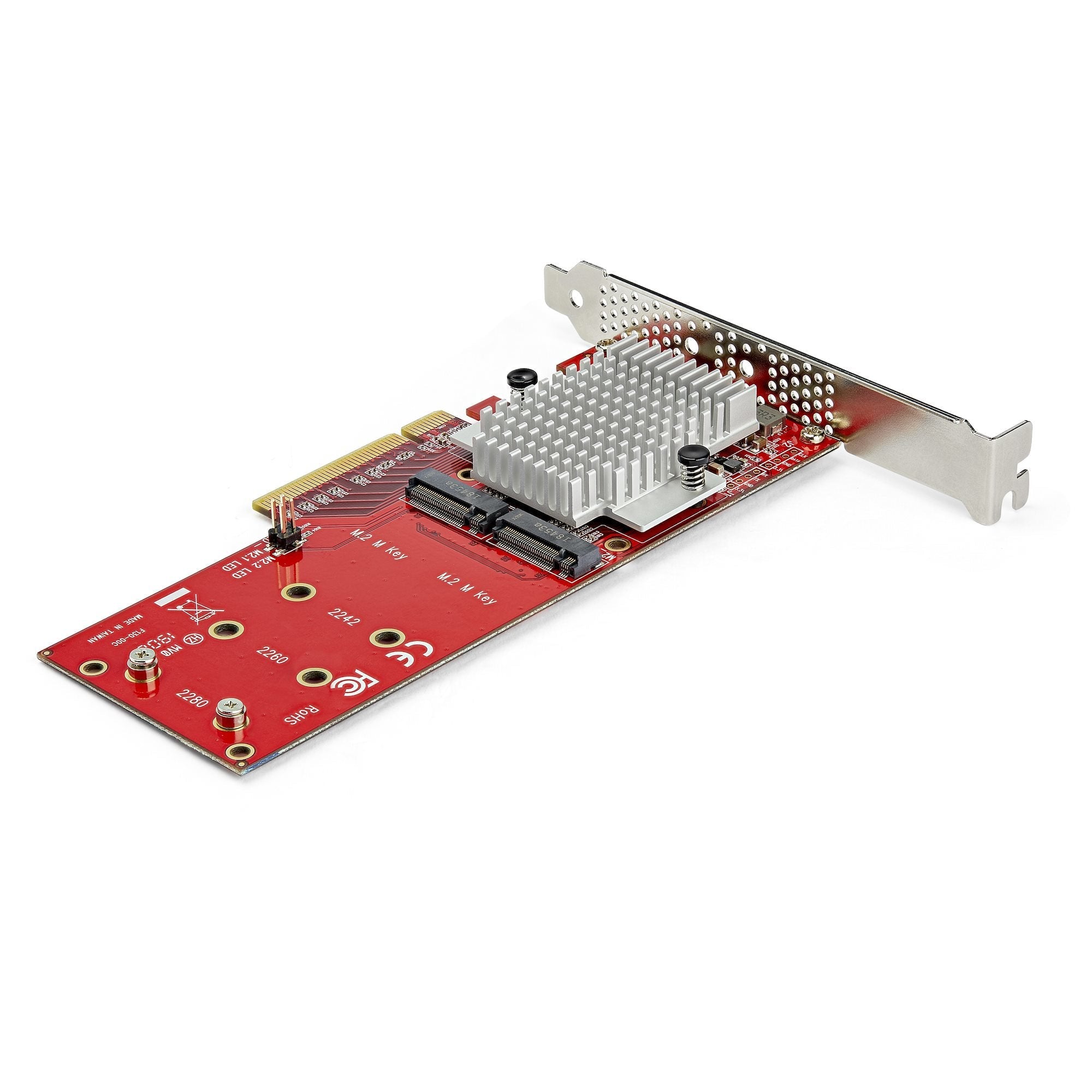 Startech.Com Adaptador Pci Express X8 Para Dos Ssd M.2 - Pci-E 3.0