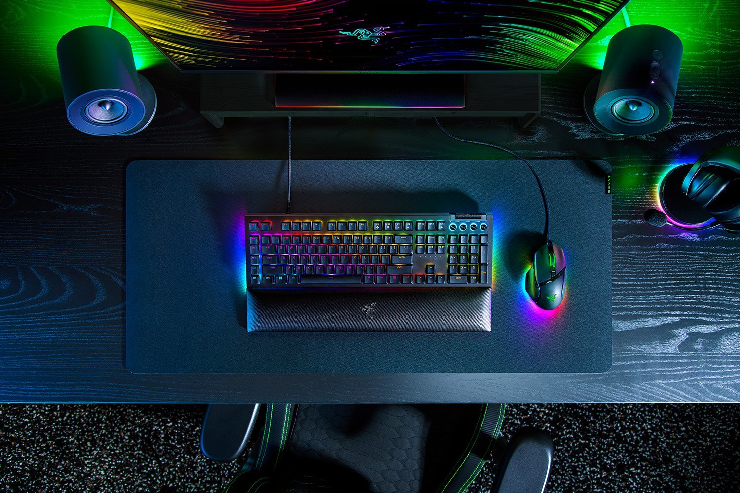 Teclado Alemán Razer Blackwidow V4 Usb Qwerty Negro