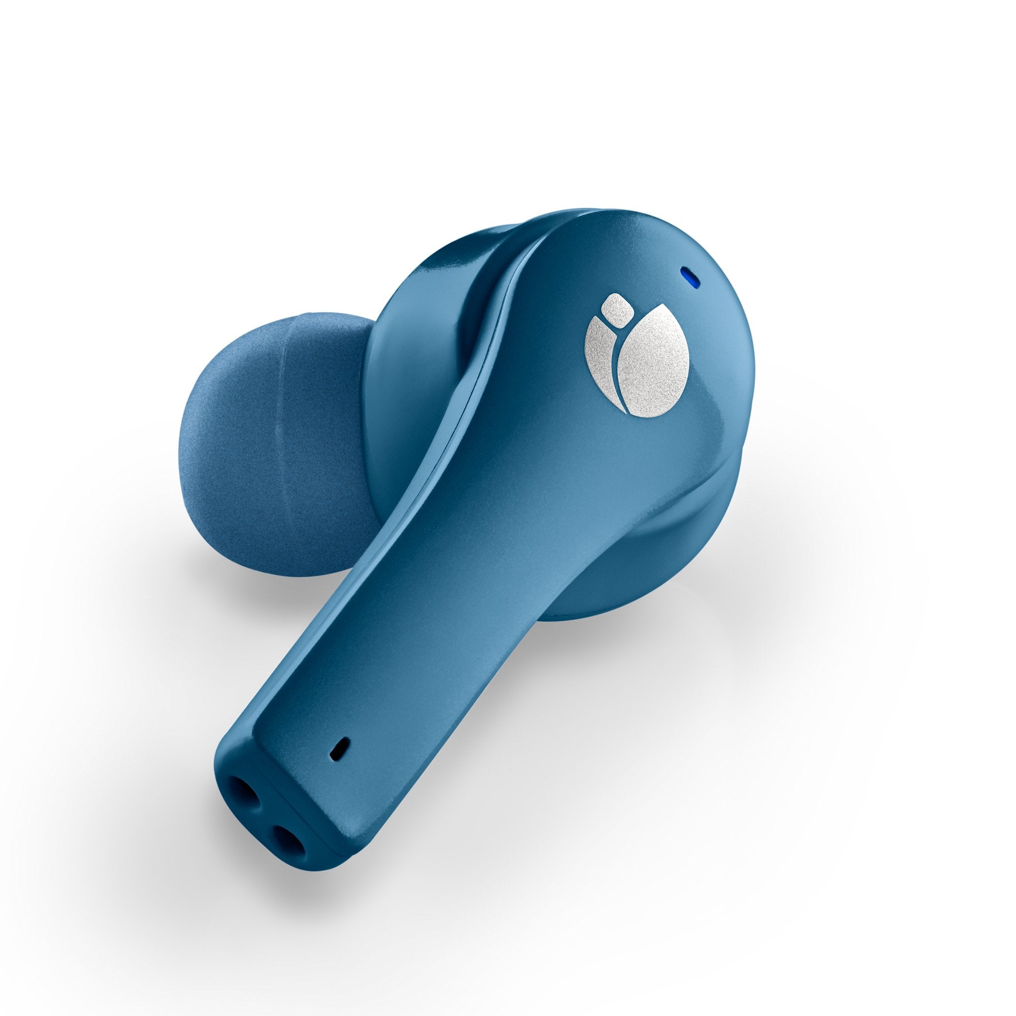 Auriculares Bluetooth Ngs Ártica Bloom Con Estuche De Carga Autonomía 6h Azules