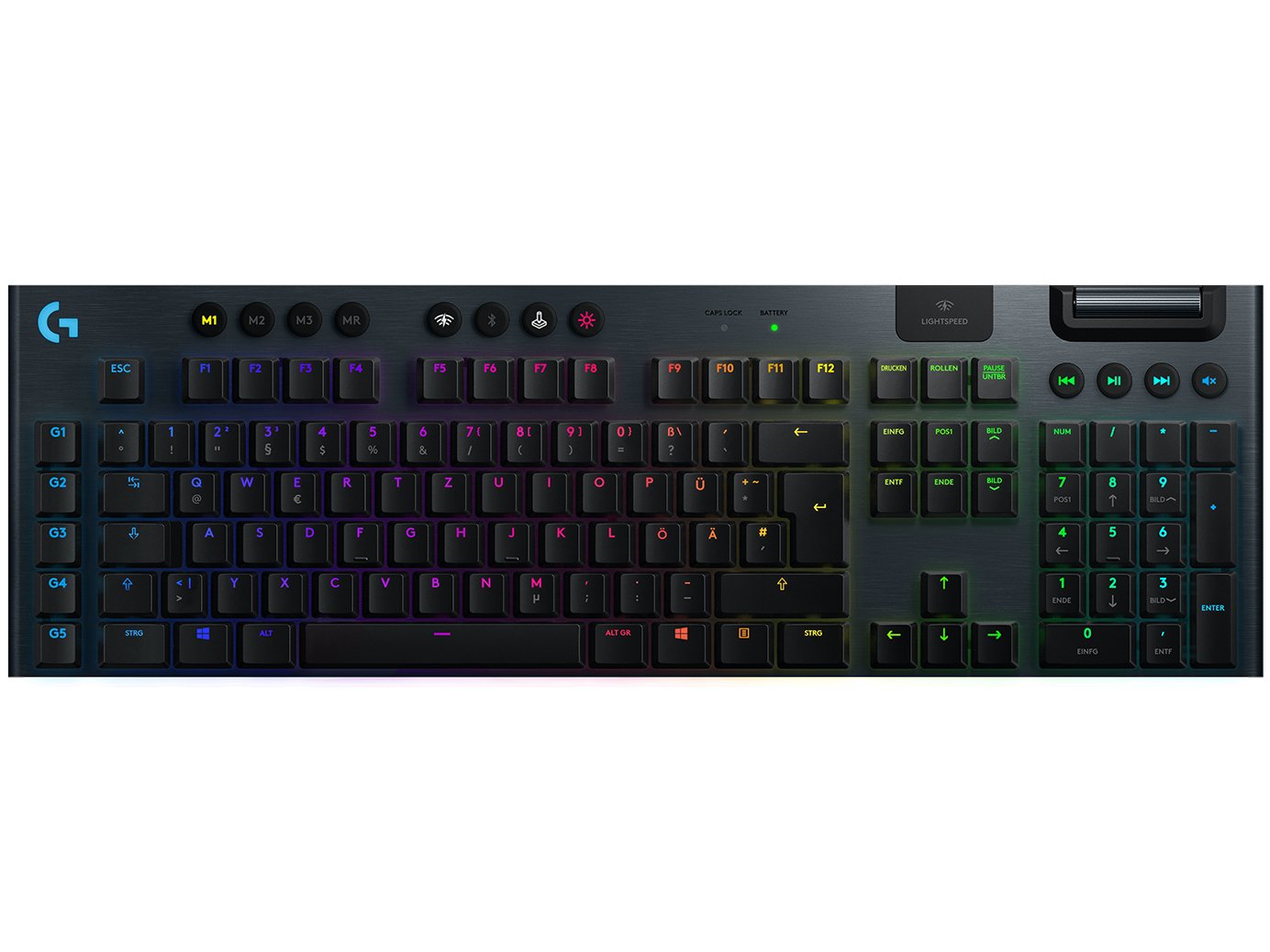 EAN 5099206080560 - Logitech G 920-008903 teclado Juego RF Wireless + Bluetooth QWERTZ Alemán Negro imagen 1