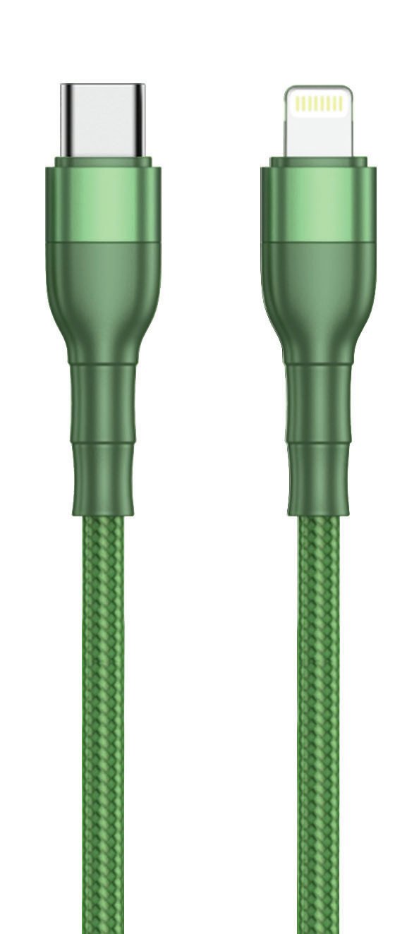 2go Usb Cable Type C->Lightning Verde