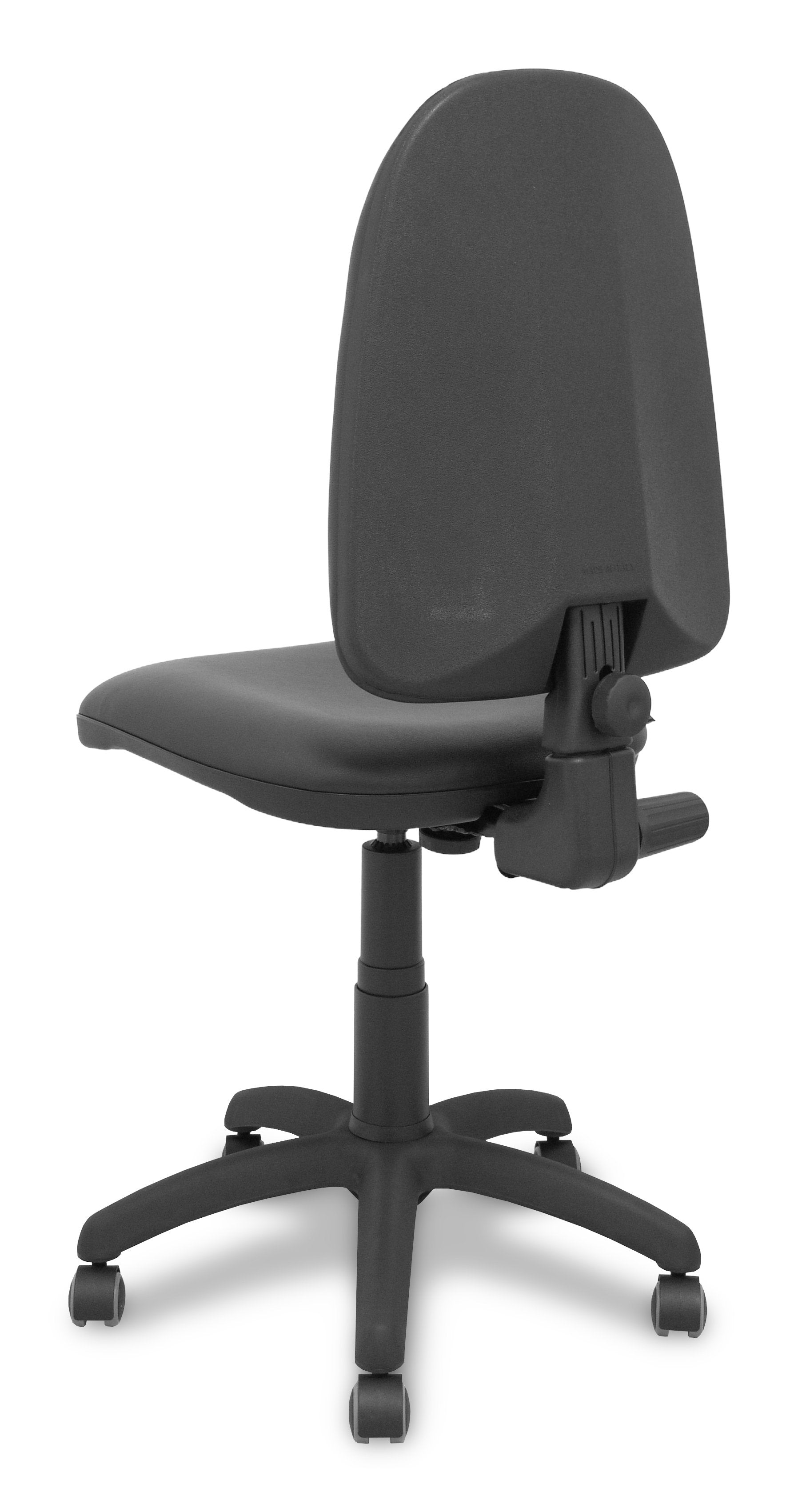 Silla Ayna Similpiel Negro Ruedas De Parque