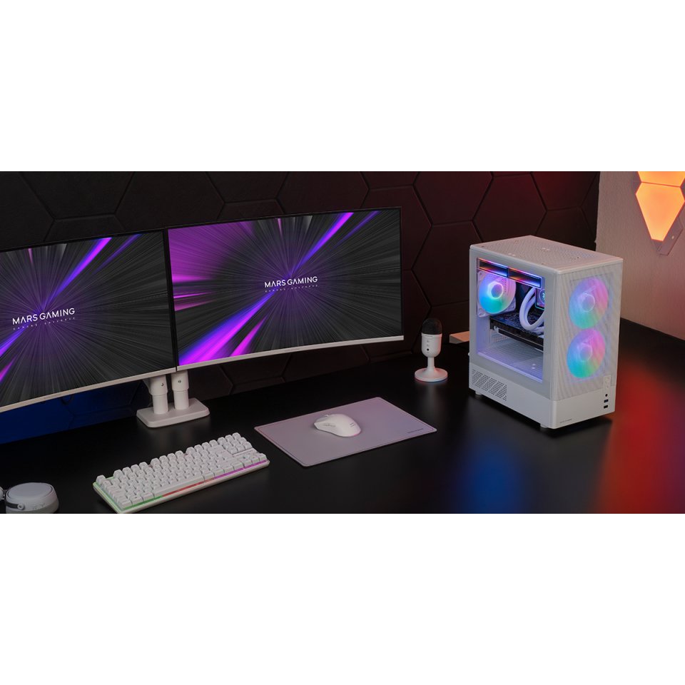 EAN 8435693113942 - Mars Gaming MC-ONYXW Mini Tower Blanco imagen 6