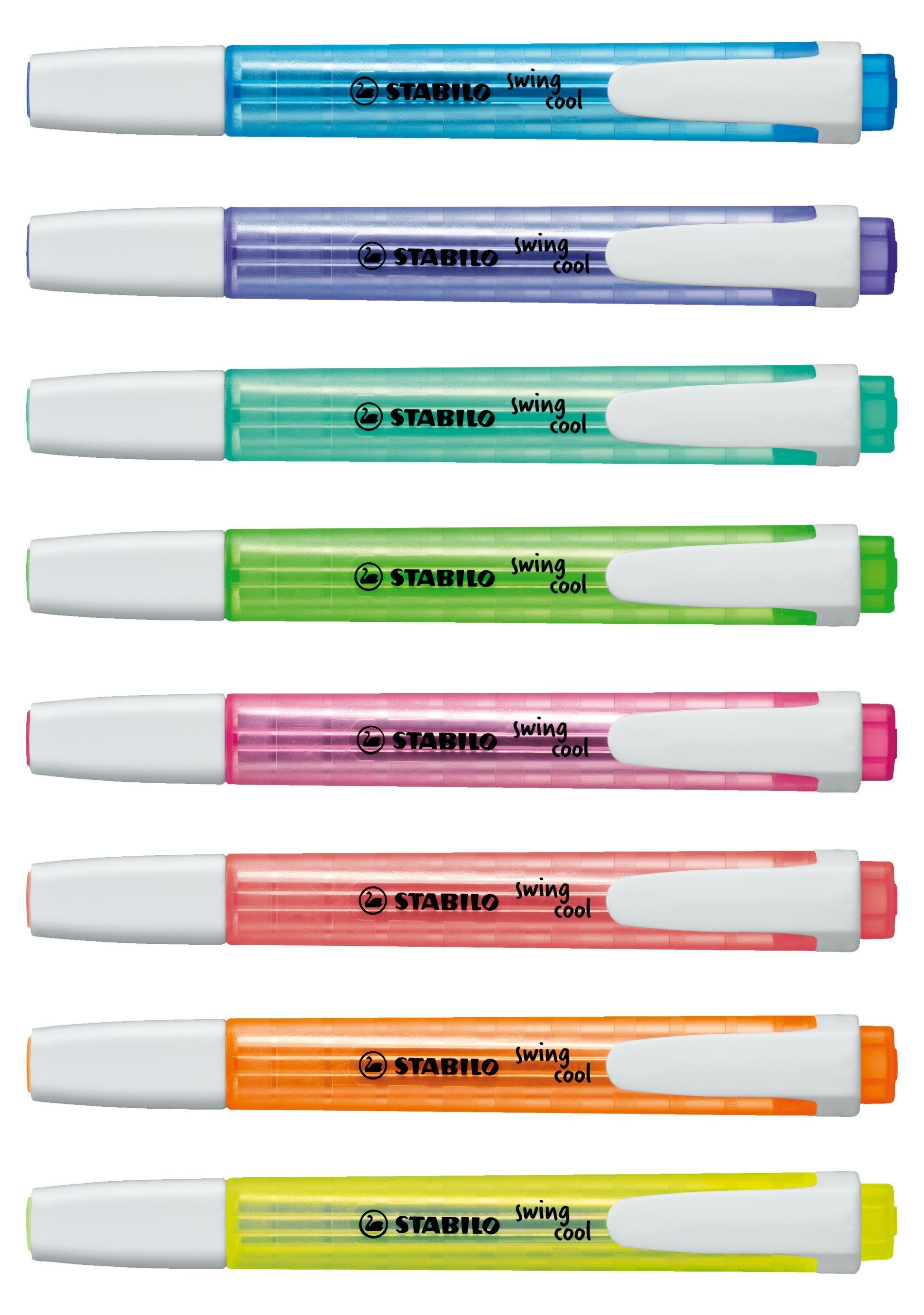 Stabilo Swing Cool Marcador Fluorescente Amarillo -10u-