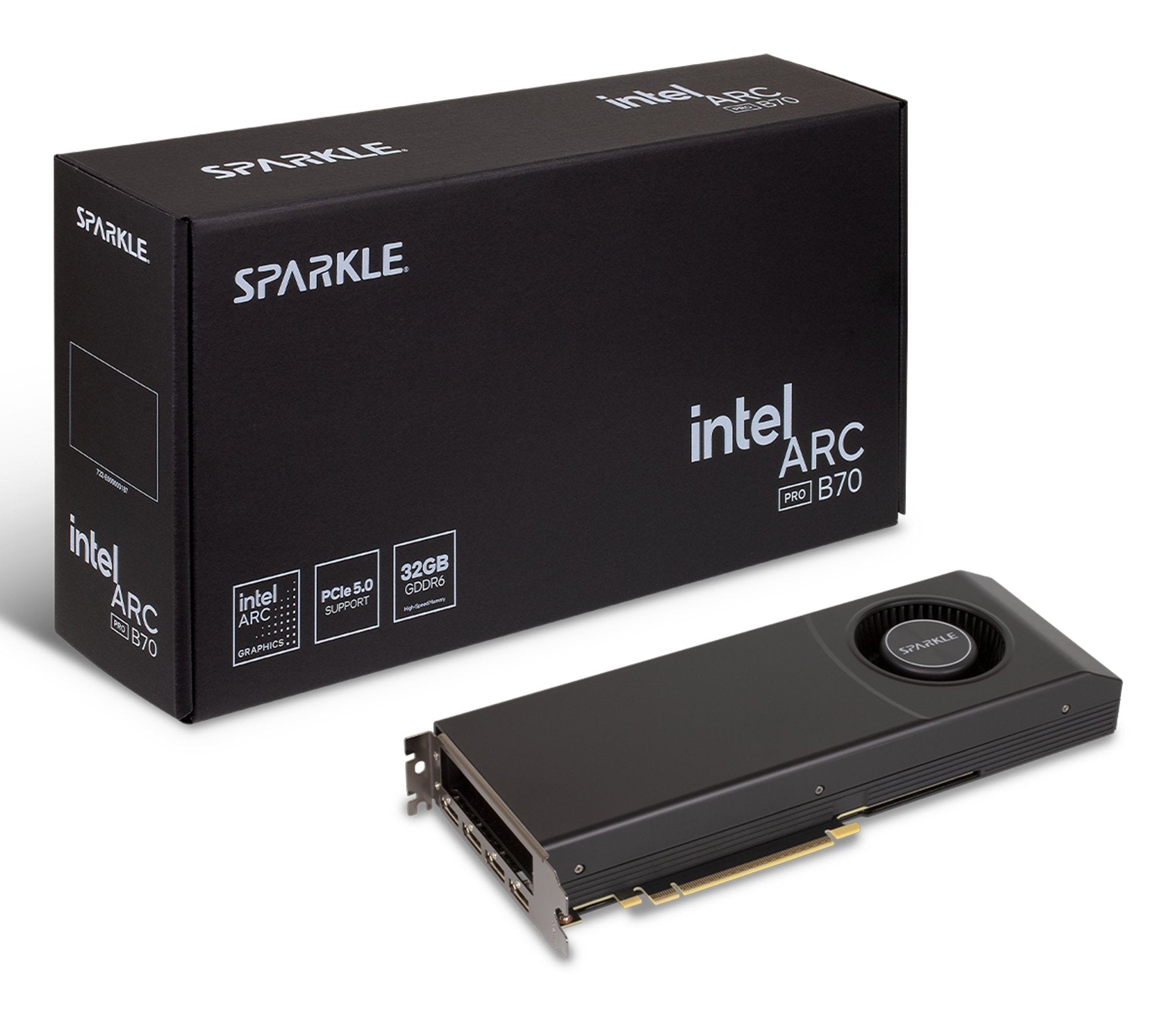 Sparkle Intel Arc Pro B70 Blower 32gb Gddr6 Sbp70w-32g Retail