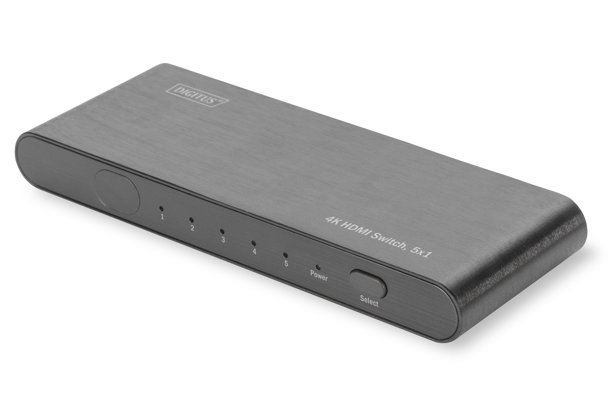 Video Splitter Digitus 4k Hdmi 5x1 4k2k/60hz Full 3d High Speed Aluminio Negro