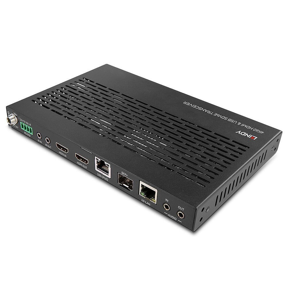 Lindy 38365 Extensor Audio/Video Transmisor De Señales Av Negro