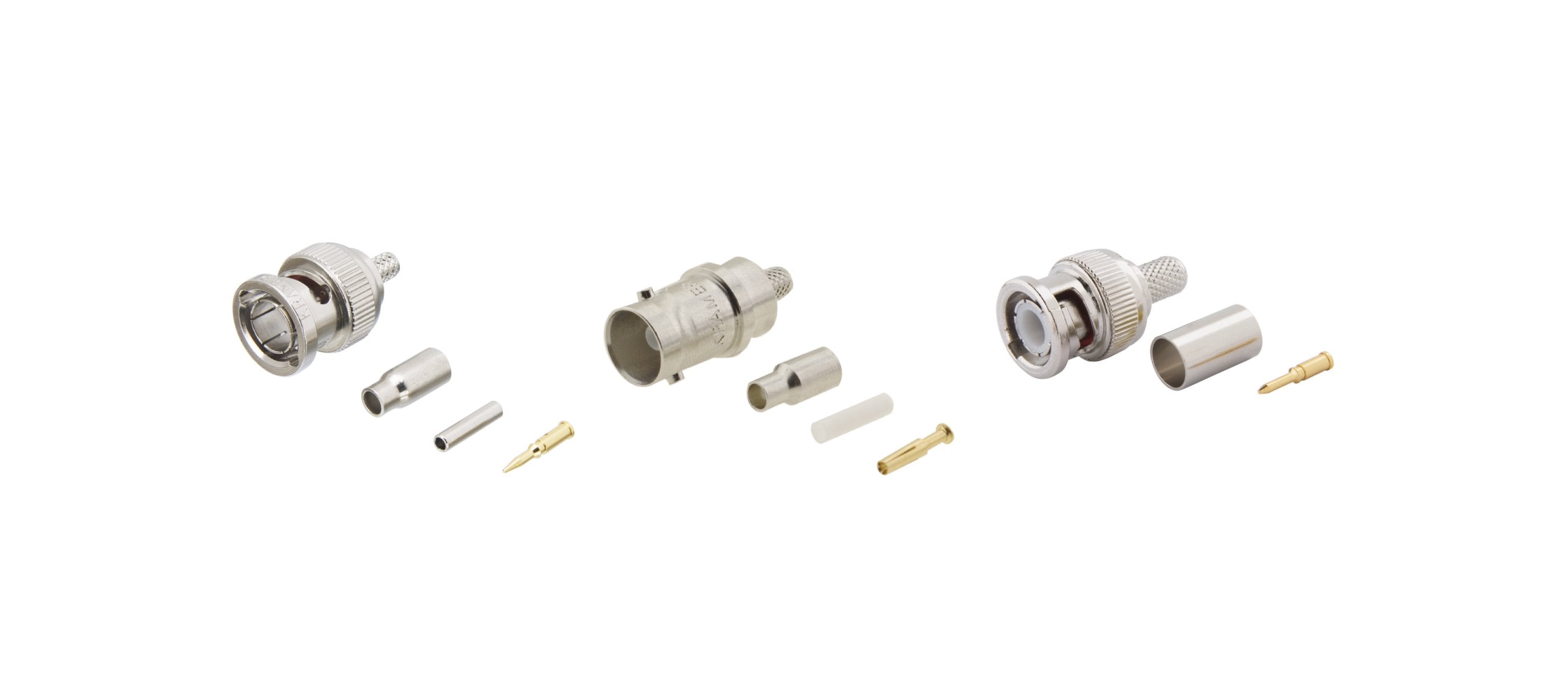 EAN 7291063046668 - Kramer Electronics CCR-BNC-6 conector BNC (RG-6) Metálico imagen 1