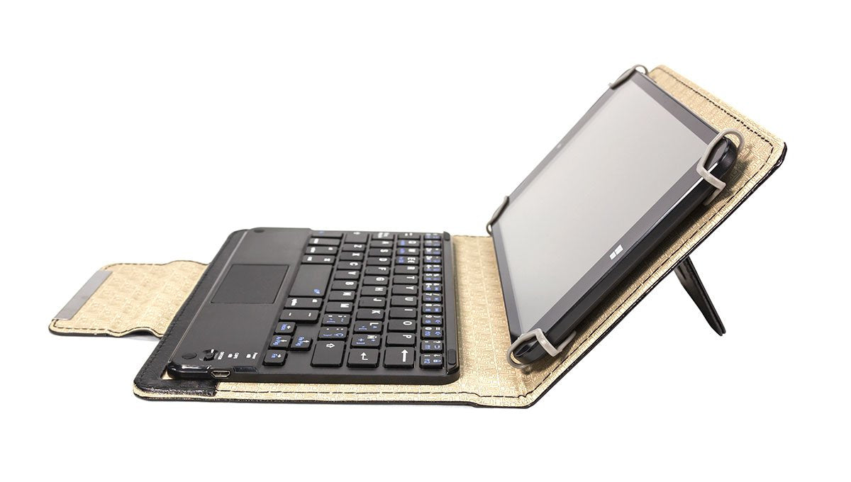 Talius Funda Para Tablet 8" Con Teclado Bt + Touchpad Para Tablet Zaphyr Windows