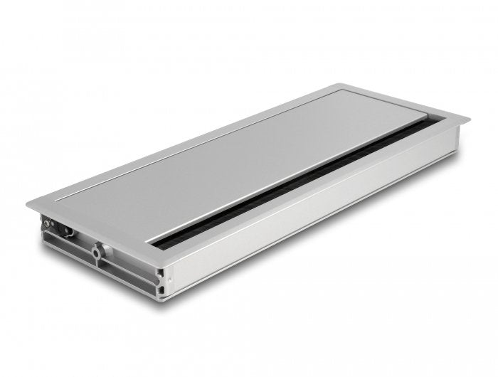 Delock 66864 Organizador De Cables Escritorio Cable Grommet Plata 1 Pieza(S)