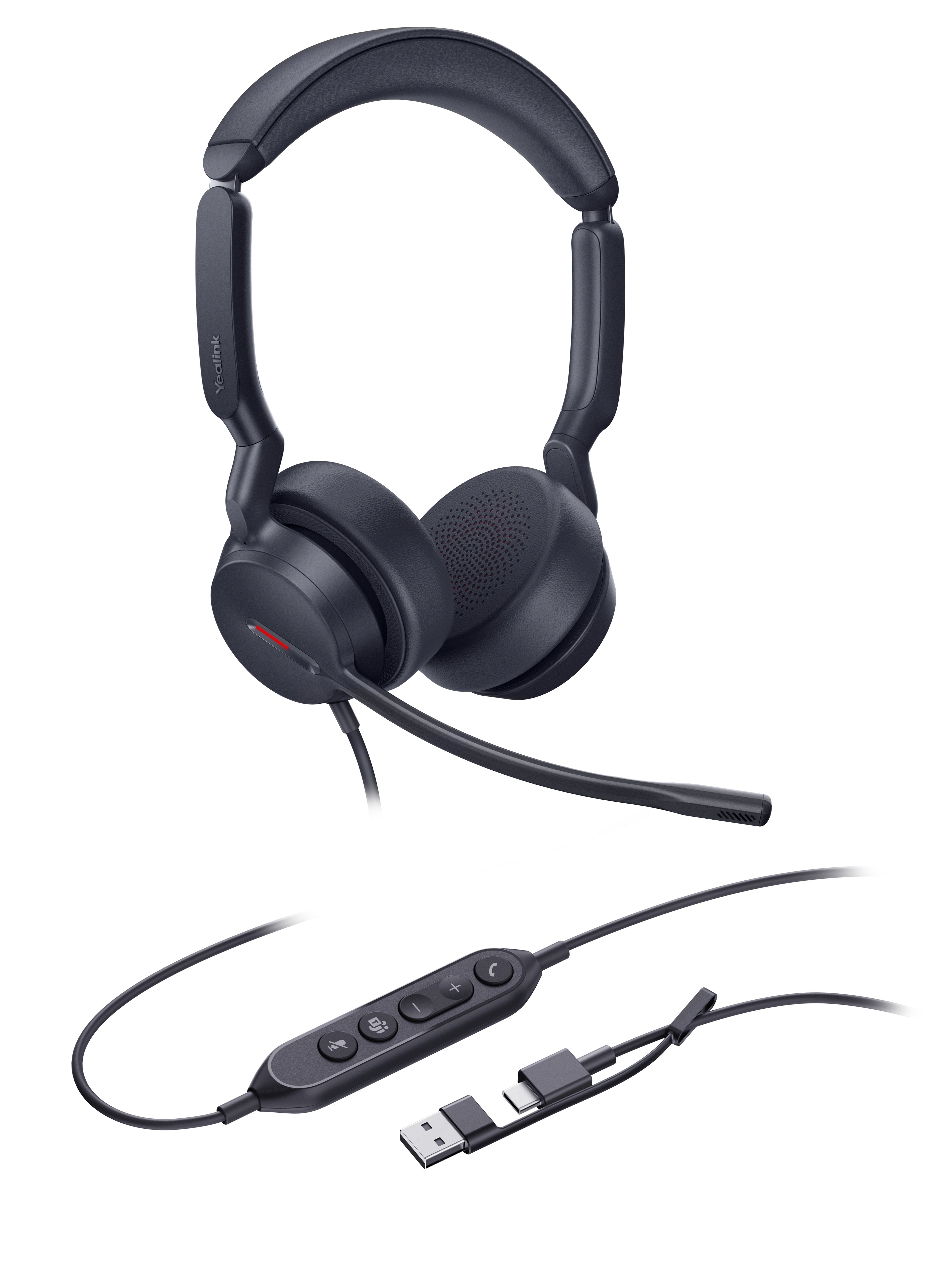 EAN 6938818322608 - Yealink UH44 Dual Teams USB-C/A Auriculares Alámbrico Diadema Oficina/Centro de llamadas USB Type-C / USB imagen 2