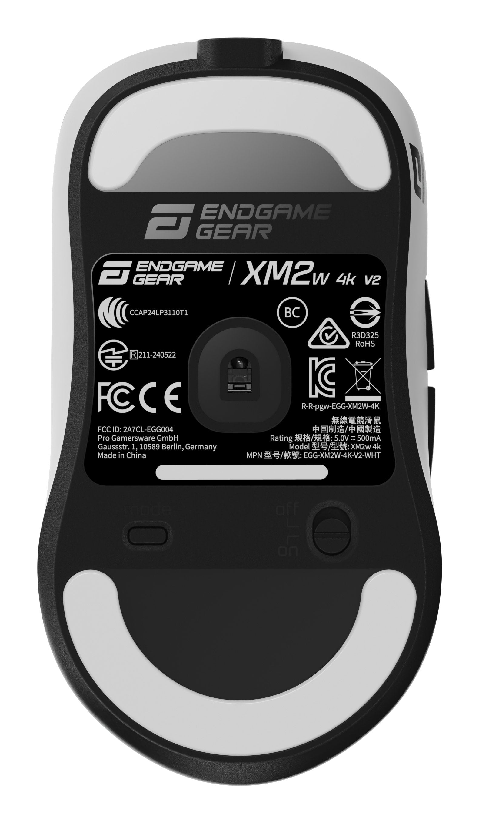 Endgame Gear Xm2w 4k V2 Gaming Mouse - Blanco