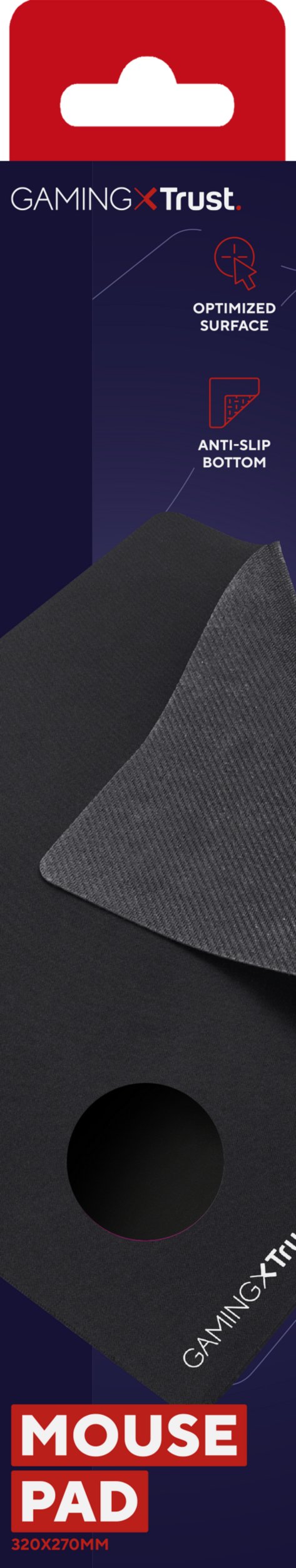 Alfombrilla Trust Gaming Gxt 754 L 320 X 270 X 3 Mm