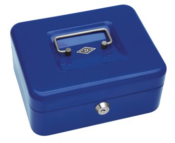 Wedo Cash Box Size 2 Caja Para Dinero En Efectivo Azul