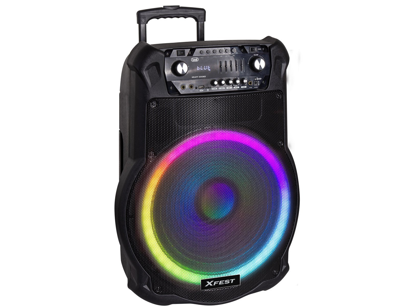 Altavoz Karaoke Trevi Xf 1600 Kb 200w Amplif+Aw+Trolley+Mic Wireless Incluido