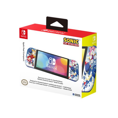 EAN 0810050911962 - Hori Split Pad Compact Sonic Azul Gamepad Nintendo Switch, Nintendo Switch OLED imagen 4