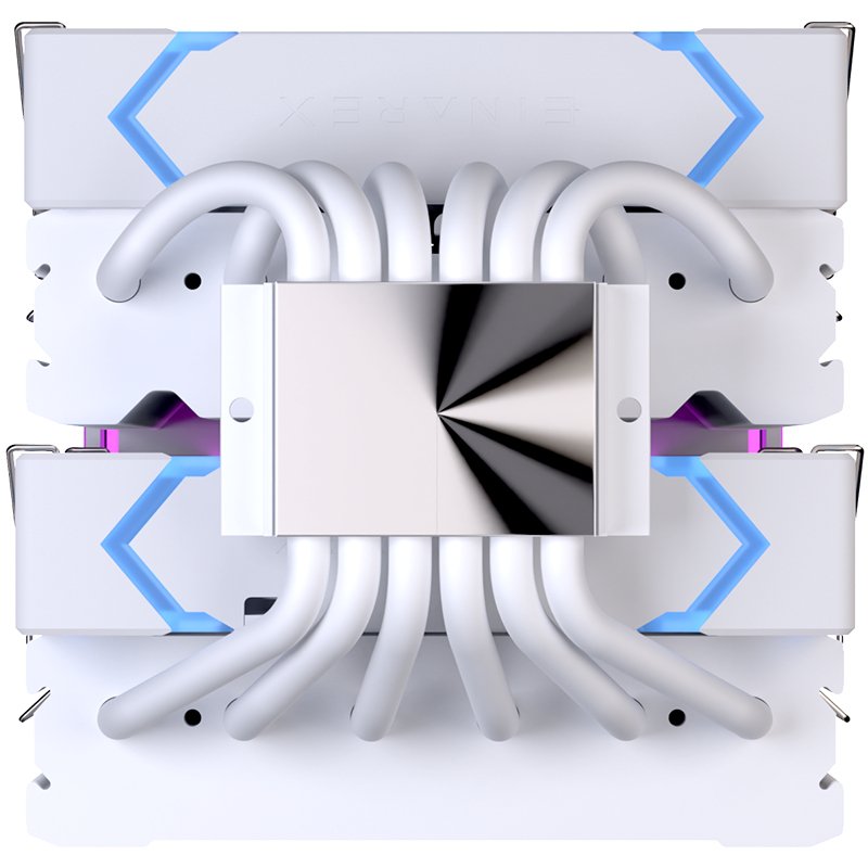 EAN 6977277369519 - Einarex EXAC-GL-300-R-W sistema de refrigeración para ordenador Procesador Refrigerador de aire 12 cm Bla imagen 13