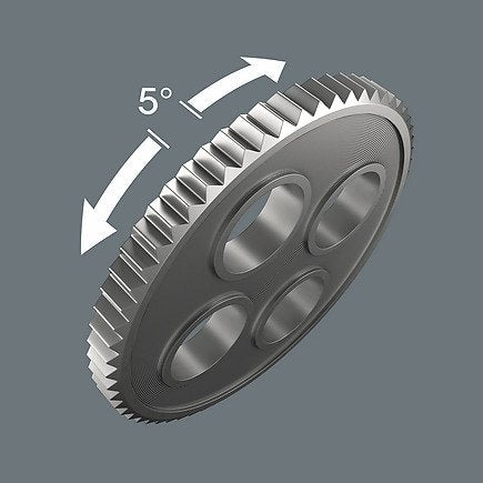 Wera 05135880001 Llave De Carraca 1 Pieza(S) Negro, Verde