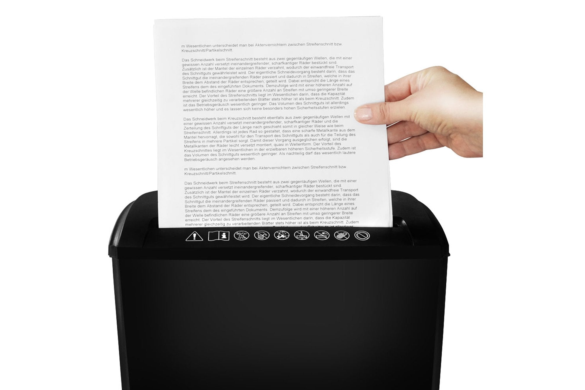 Digitus Da-81604 Triturador De Papel Corte En Tiras 21,8 Cm 74 Db Negro