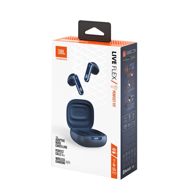 Auriculares Jbl Live Flex Inalámbrico Dentro De Oído Llamadas/Música Bluetooth Azul