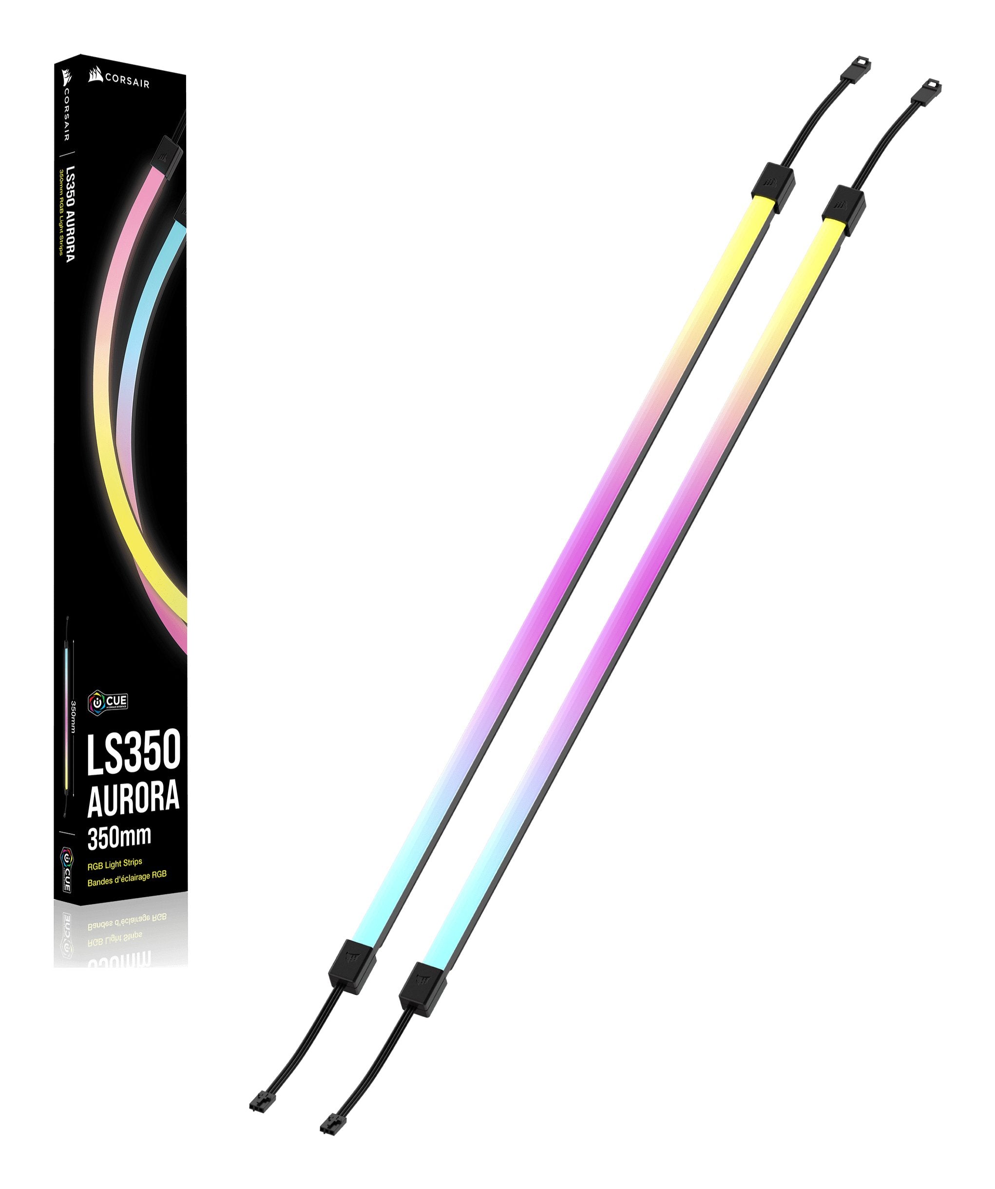 Tiras Led Corsair Icue Link Ls350 Aurora Rgb Tiras De Luz 2 Piezas Cl-9011137-Ww